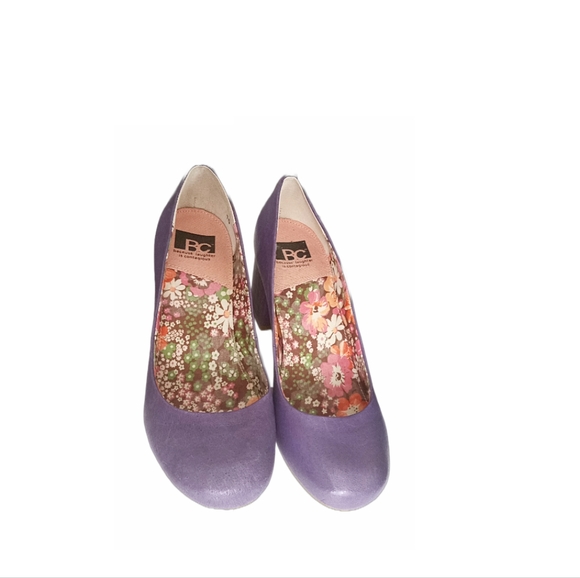 NWOT BC Round-Toe Purple Pump - Picture 5 of 14
